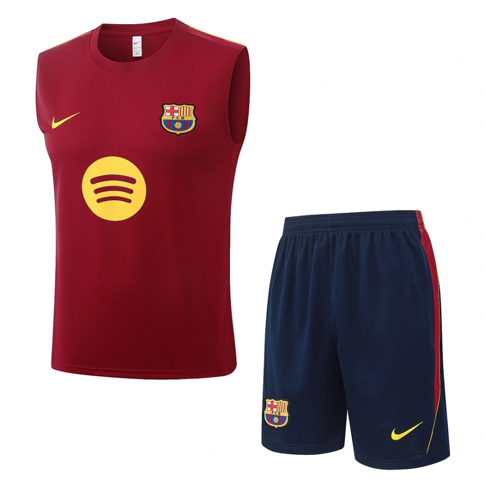 26/27 Barcelona Sleeveless Training Kits Tracksuits
