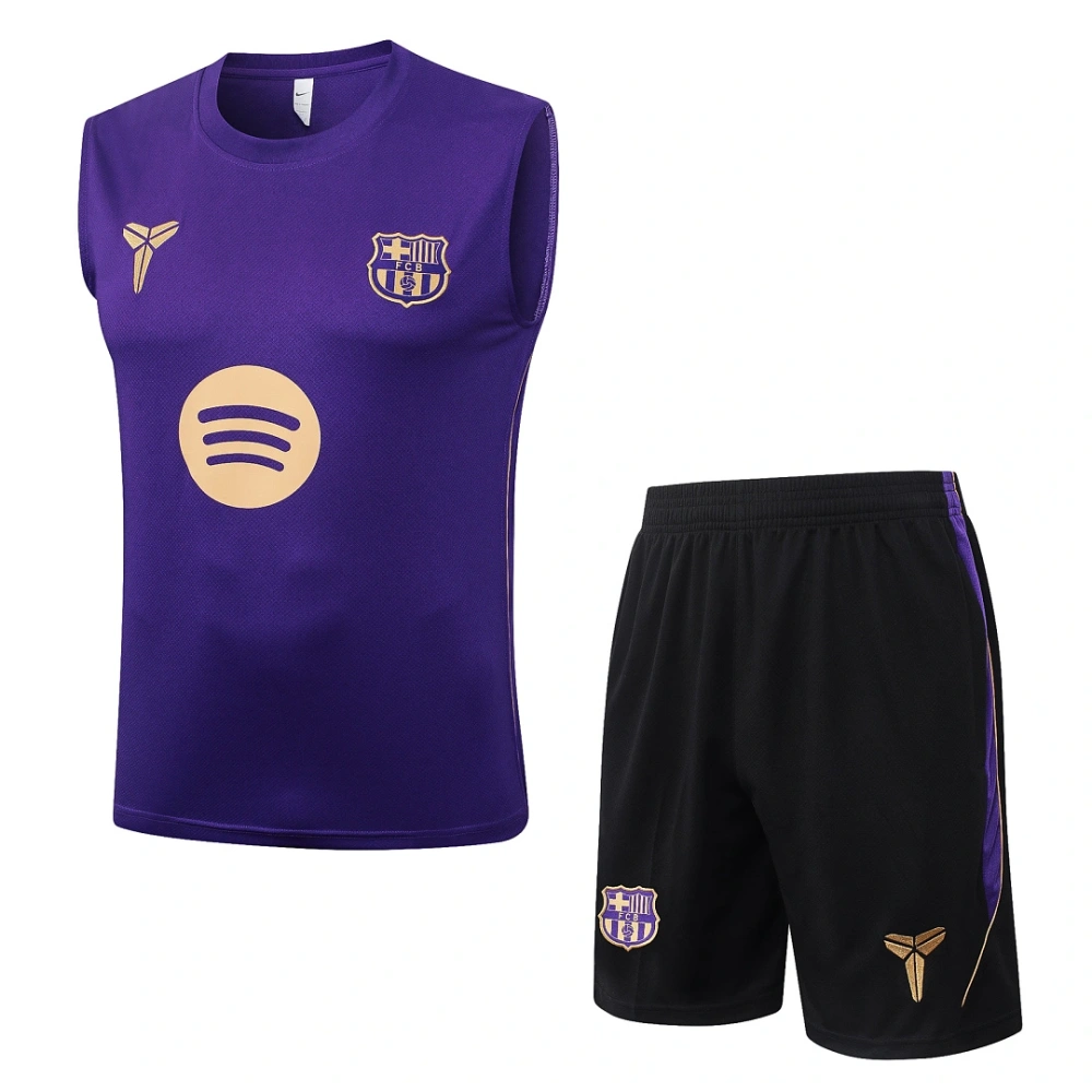26/27 Barcelona Sleeveless Training Kits Tracksuits