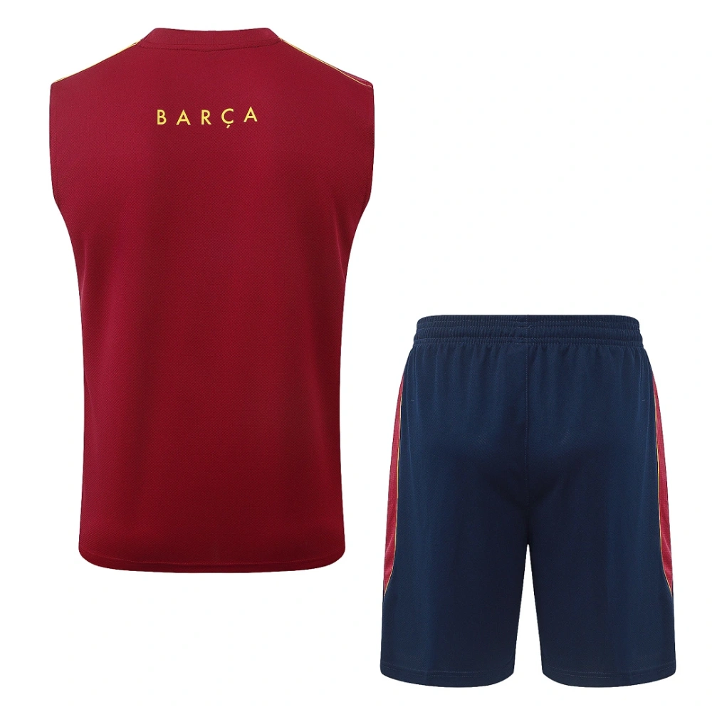 26/27 Barcelona Sleeveless Training Kits Tracksuits