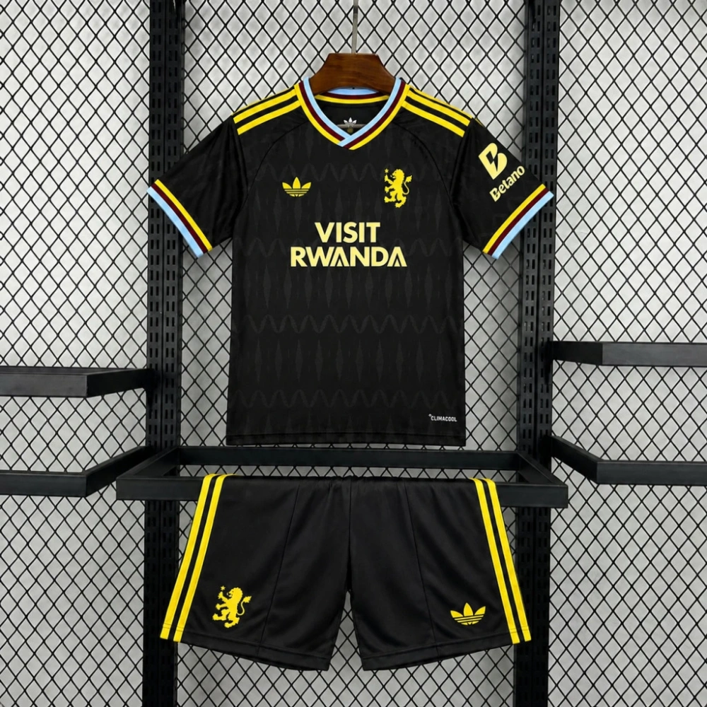 26/27 Aston Villa Away Soccer Kids Kit