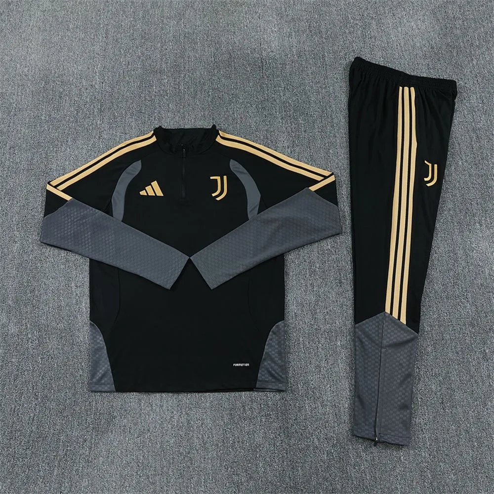 26/27 Juventus Training Kit (Jacket+Pants) Black