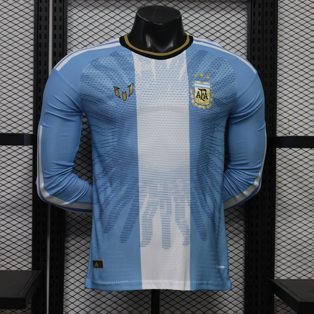 Adidas Argentina Messi Farewell Kit Player Version Long Sleeve