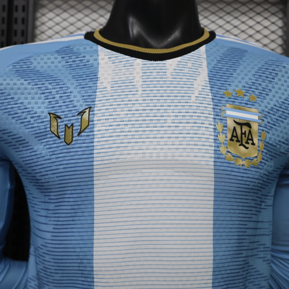 Adidas Argentina Messi Farewell Kit Player Version Long Sleeve