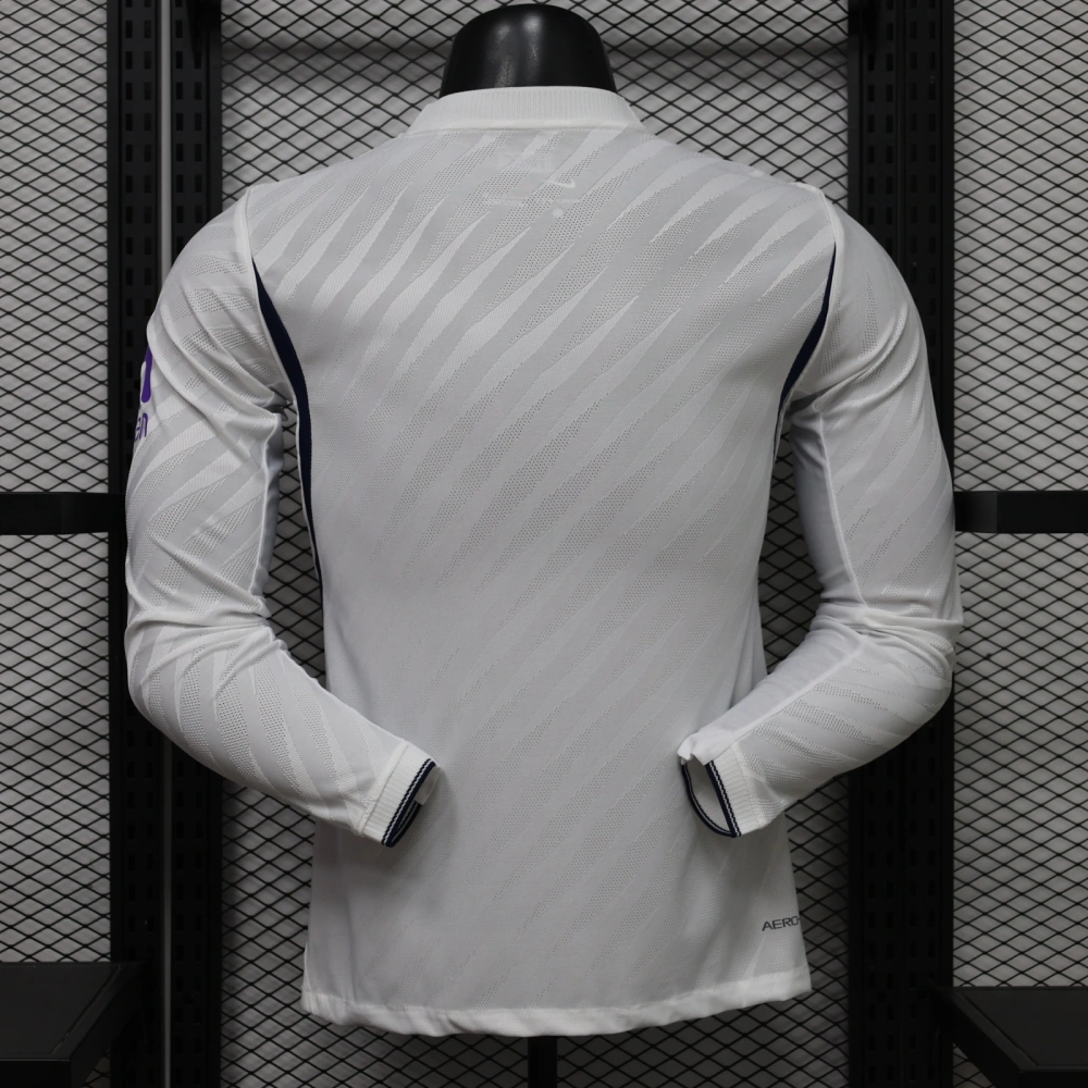 26/27 Tottenham Hotspur Home Soccer Jersey Player Version Long Sleeve