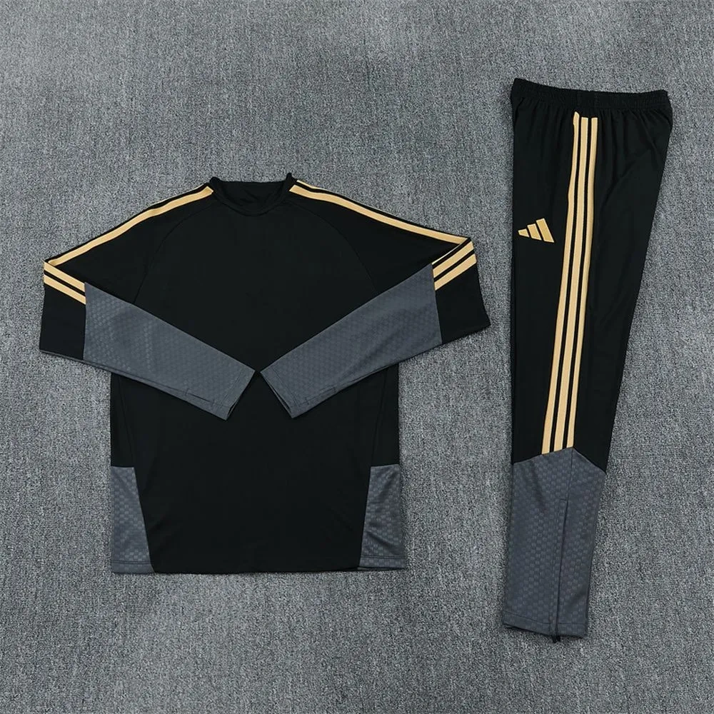 26/27 Juventus Training Kit (Jacket+Pants) Black