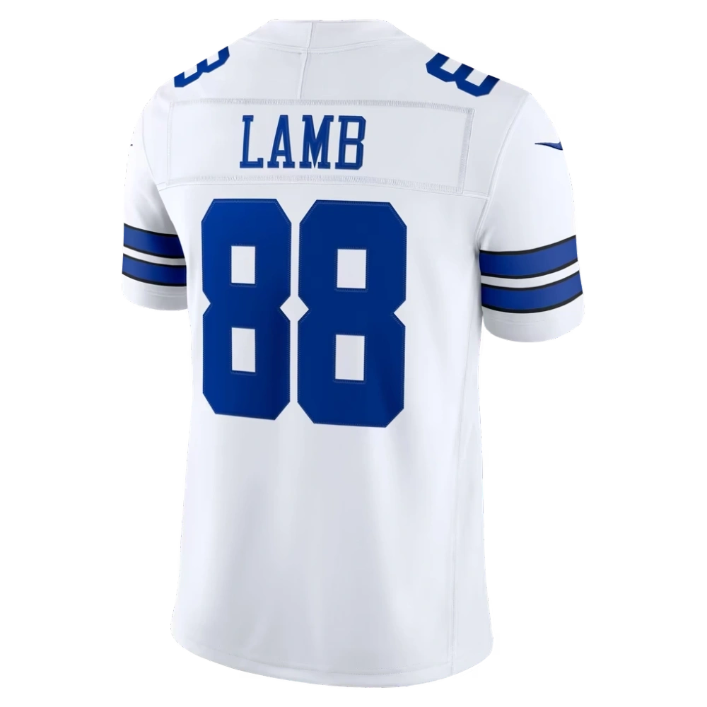 Men's Dallas Cowboys CeeDee Lamb Nike White Vapor F.U.S.E. Stitched Limited Jersey