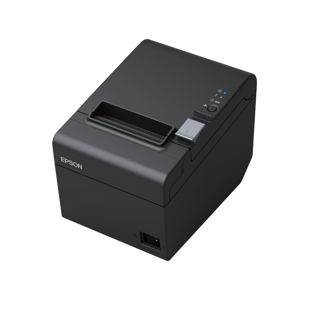 80mm thermal printer, automatic paper cutting function, supports Bluetooth and wireless network connection, suitable for kitchens and coffee shops