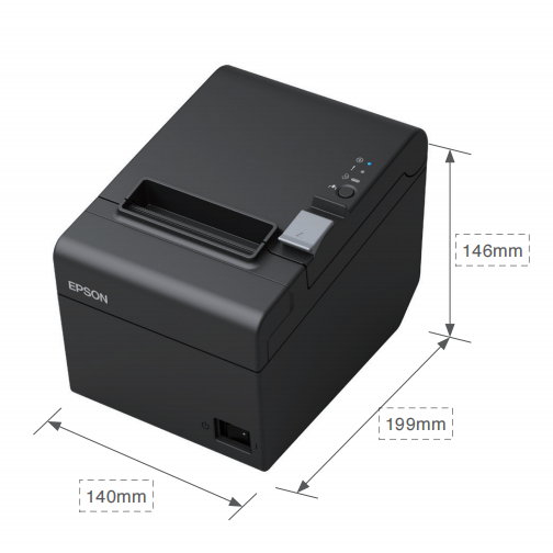 Thermal printer flexible interface USB RS232 LAN port, bluetooth module sold separately Malaysia POS machine