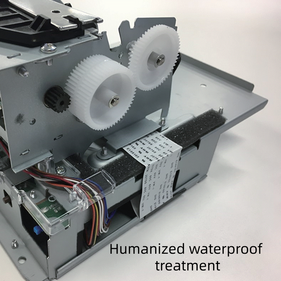Waterproof internal core of Epson thermal receipt printer, humanized waterproof treatment for kitchen high humidity environment