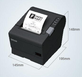Epson TM-T88VI intelligent thermal ticket printer multi interface LAN USB UIB for cafe mamak stall