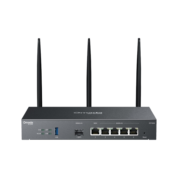 TP-Link Omada ER706W AX3000 Wi-Fi 6 VPN Gateway Front View