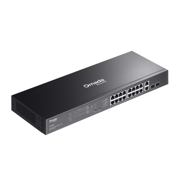 TP-Link Omada ES220GMP Rackmount Gigabit PoE+ Network Switch
