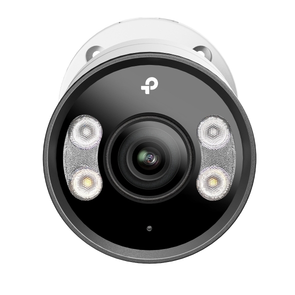 Front Lens View of TP-Link VIGI InSight S345 Full-Color Outdoor Camera