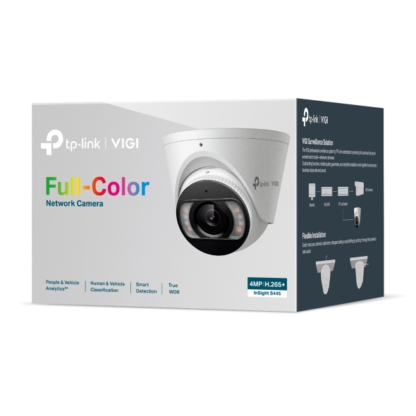 TP-Link VIGI InSight S445 4MP Turret Network Camera Retail Box