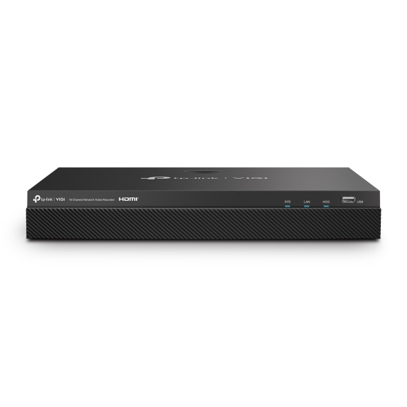 TP-Link VIGI NVR2016H V2 16 Channel 4K Network Video Recorder Front View