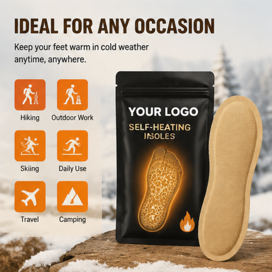 Self-Heating Thermal Shoe Insoles (Disposable Heat-Activated),,Self-Heating Thermal Shoe Insoles (Disposable Heat-Activated)