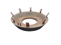 BOF component-Casting of lip ring