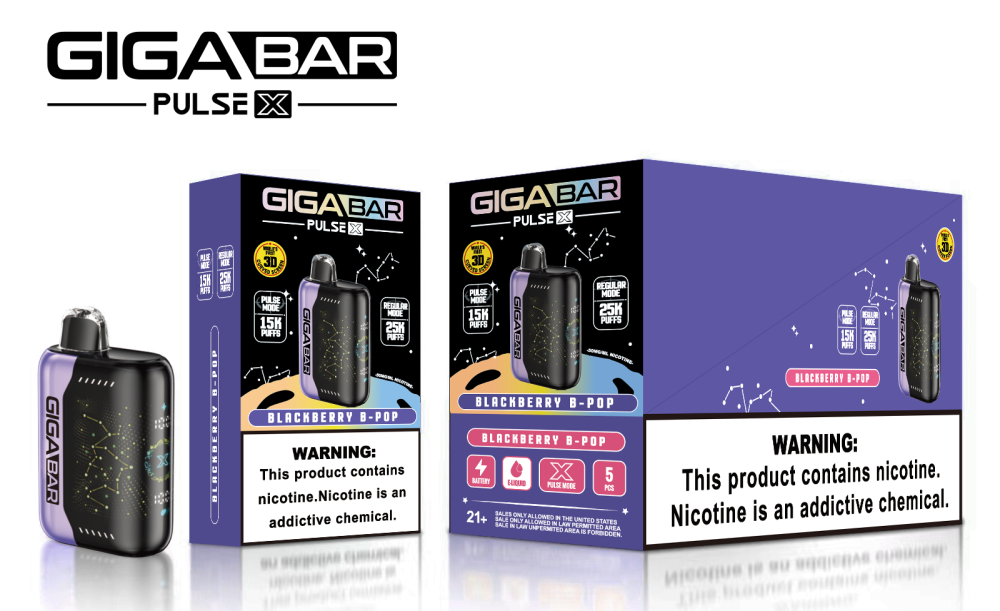 GIGA BAR Model 25000 Dual-Mode High Cloud Disposable Vape