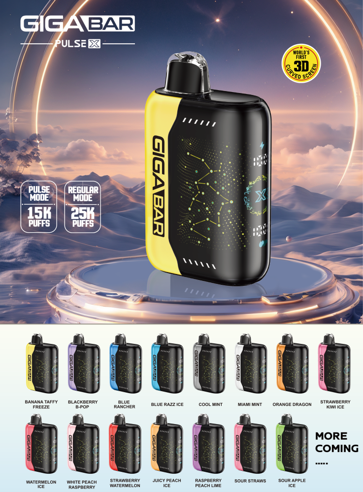 GIGA BAR Model 25000 Dual-Mode High Cloud Disposable Vape