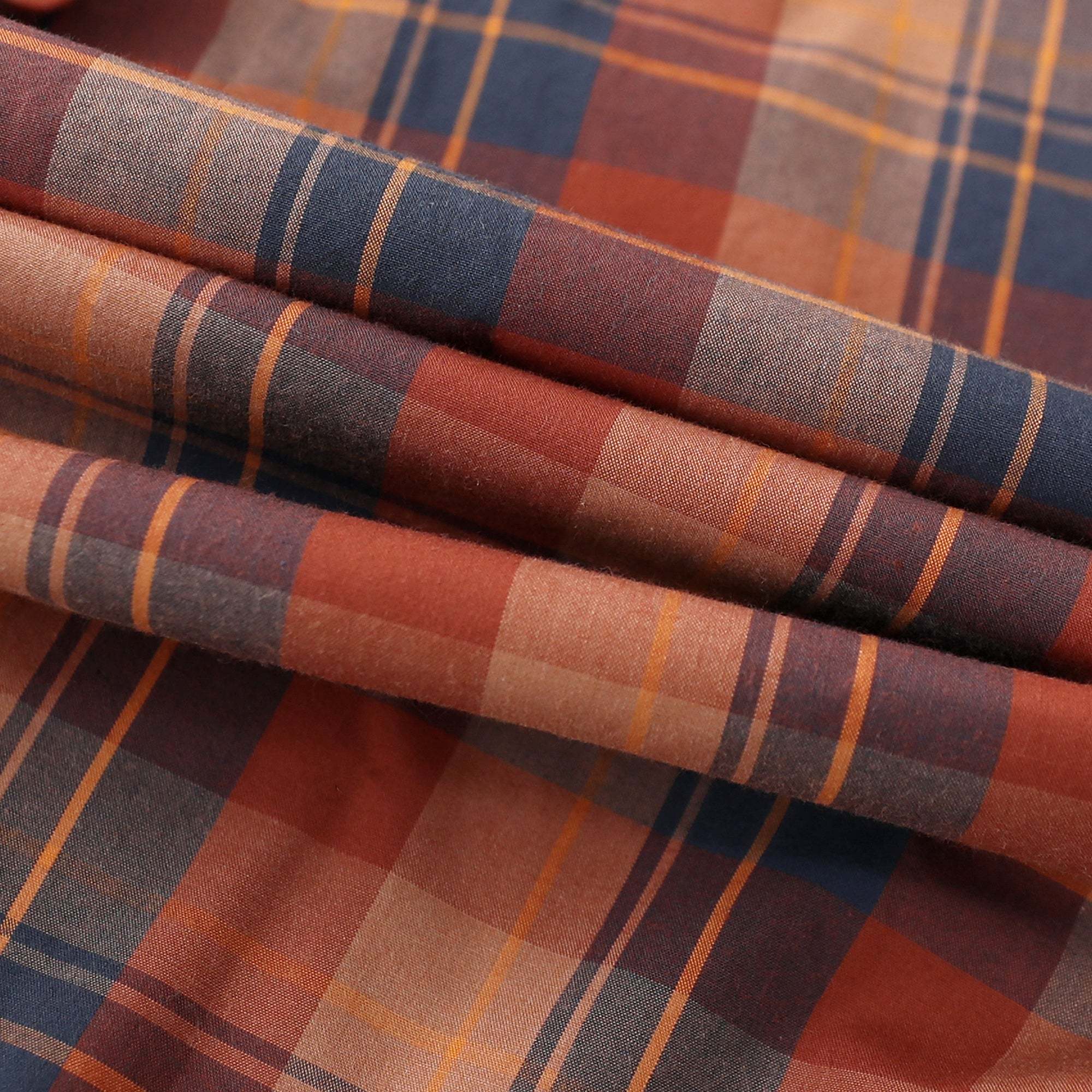 Dubinik? 4.1oz Mens Long Sleeve Button Down Shirts Casual Plaid Shirt with Practical Double Pockets Comfortable and Soft#0050025