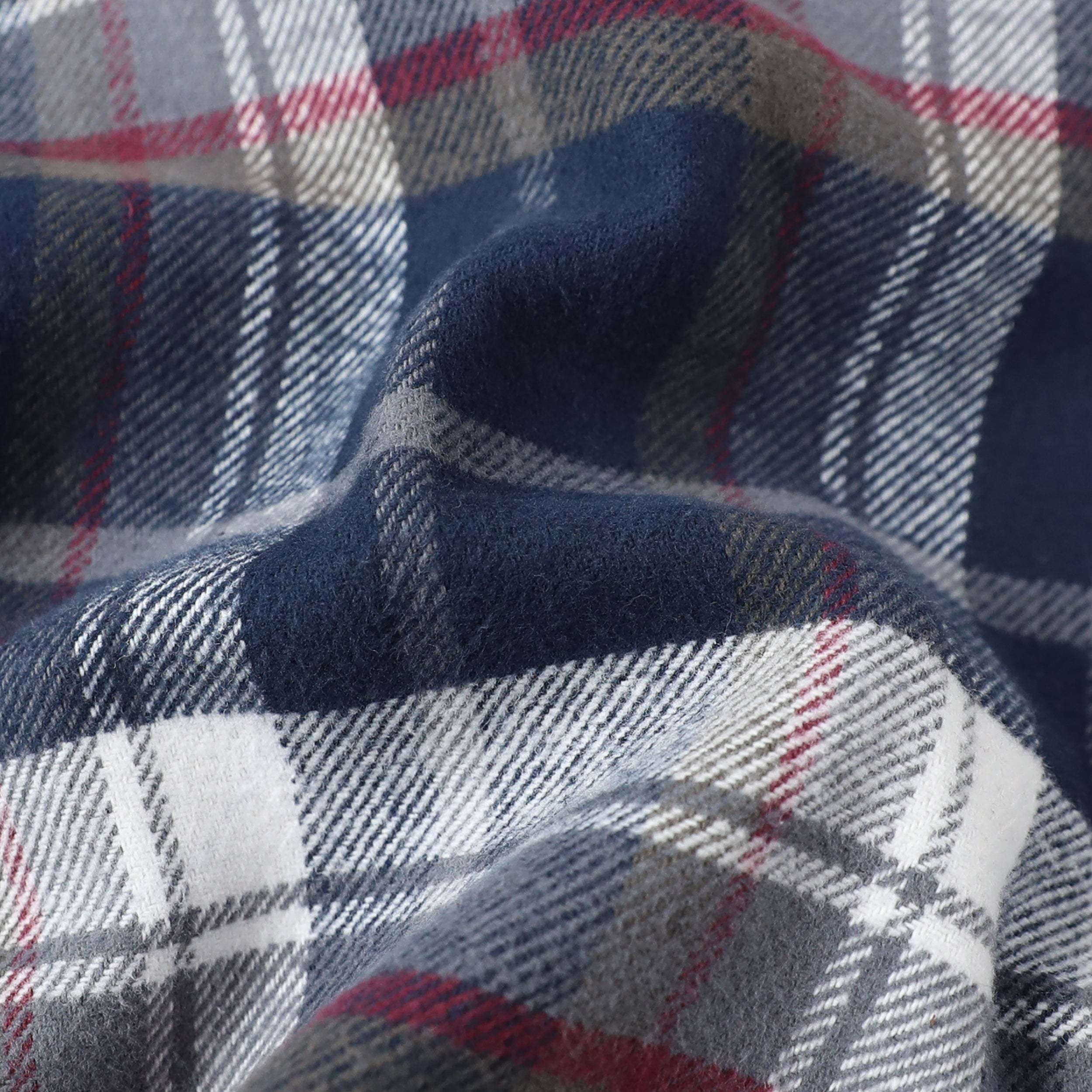 Dubinik? 10.8oz Ultra Heavyweight Flannel Shirt for Men Long Sleeve Casual Button Down Soft Pure Cotton Plaid Warm Suede Cuffs#0082004