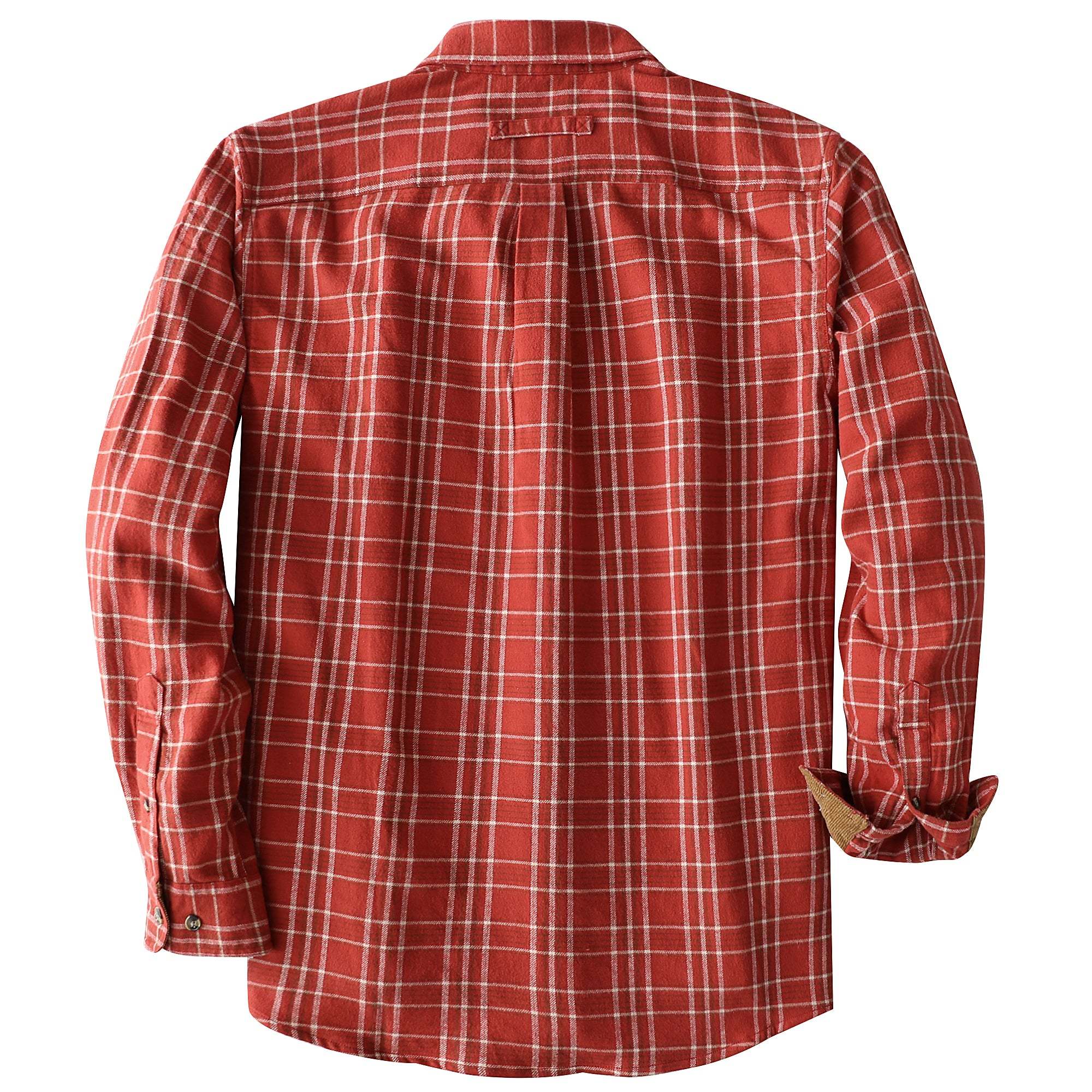 Dubinik? 6oz Mens Flannel Shirt Long Sleeve Button Down Plaid All Cotton Soft Brushed Flannel Shirt For Men Utility Casual Shirt #0030004