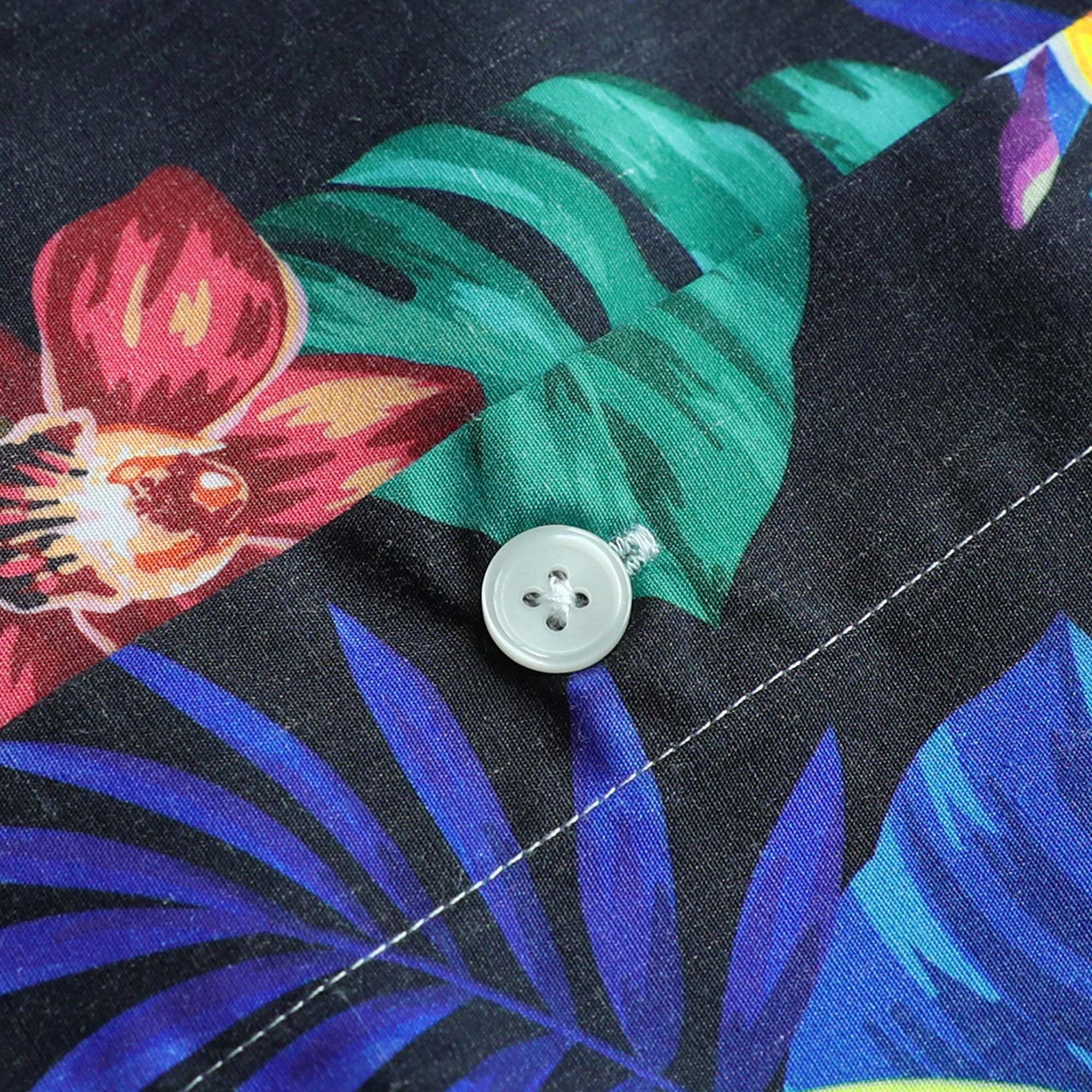 Hawaiian Shirt for Men Aloha Tropical Short Sleeve Button Down Print Beach Shirts #2606