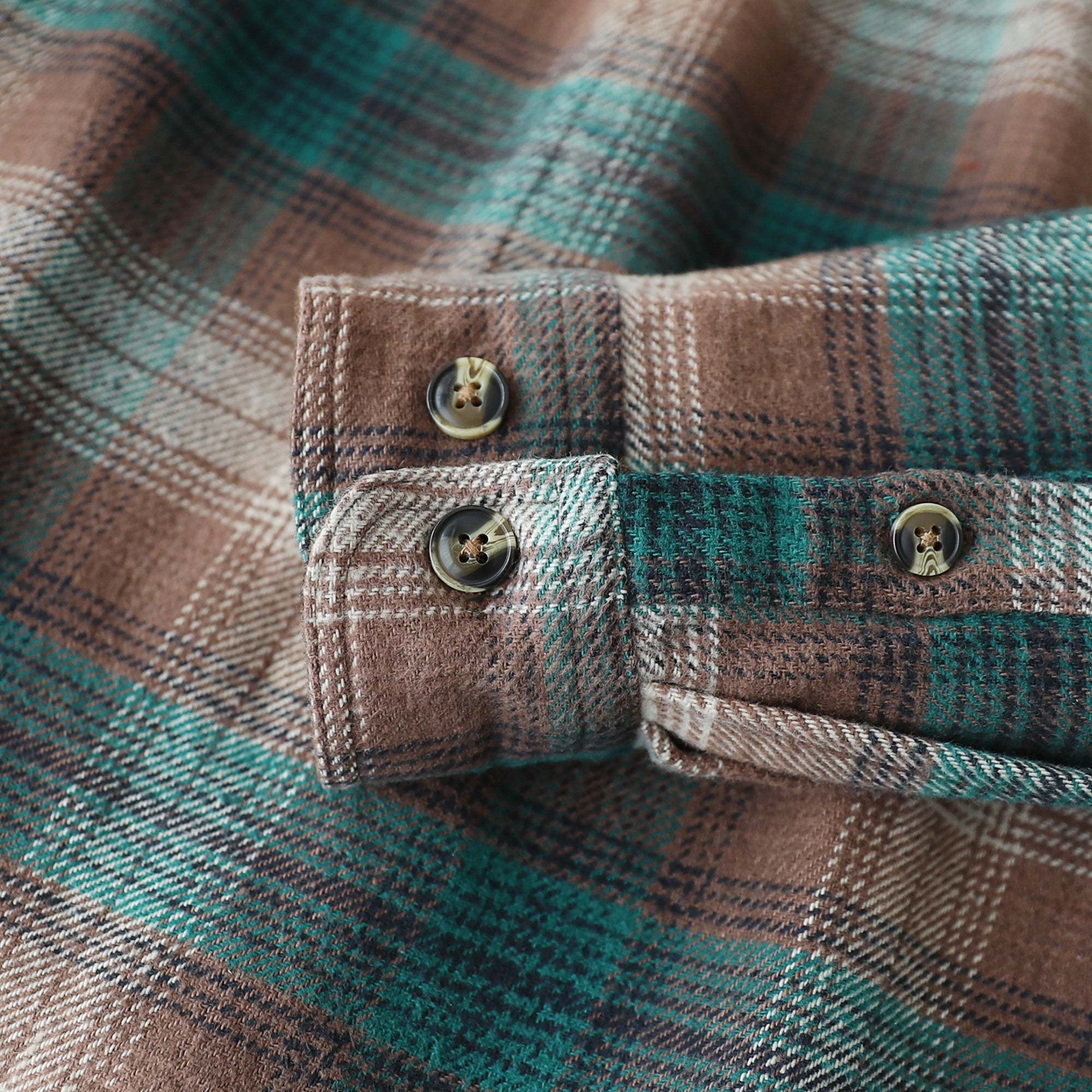Dubinik? 10.8oz Ultra Heavyweight Mens Flannel Shirts Long Sleeve Casual Button Down Pocket Soft Warm Cotton Shirt#84005