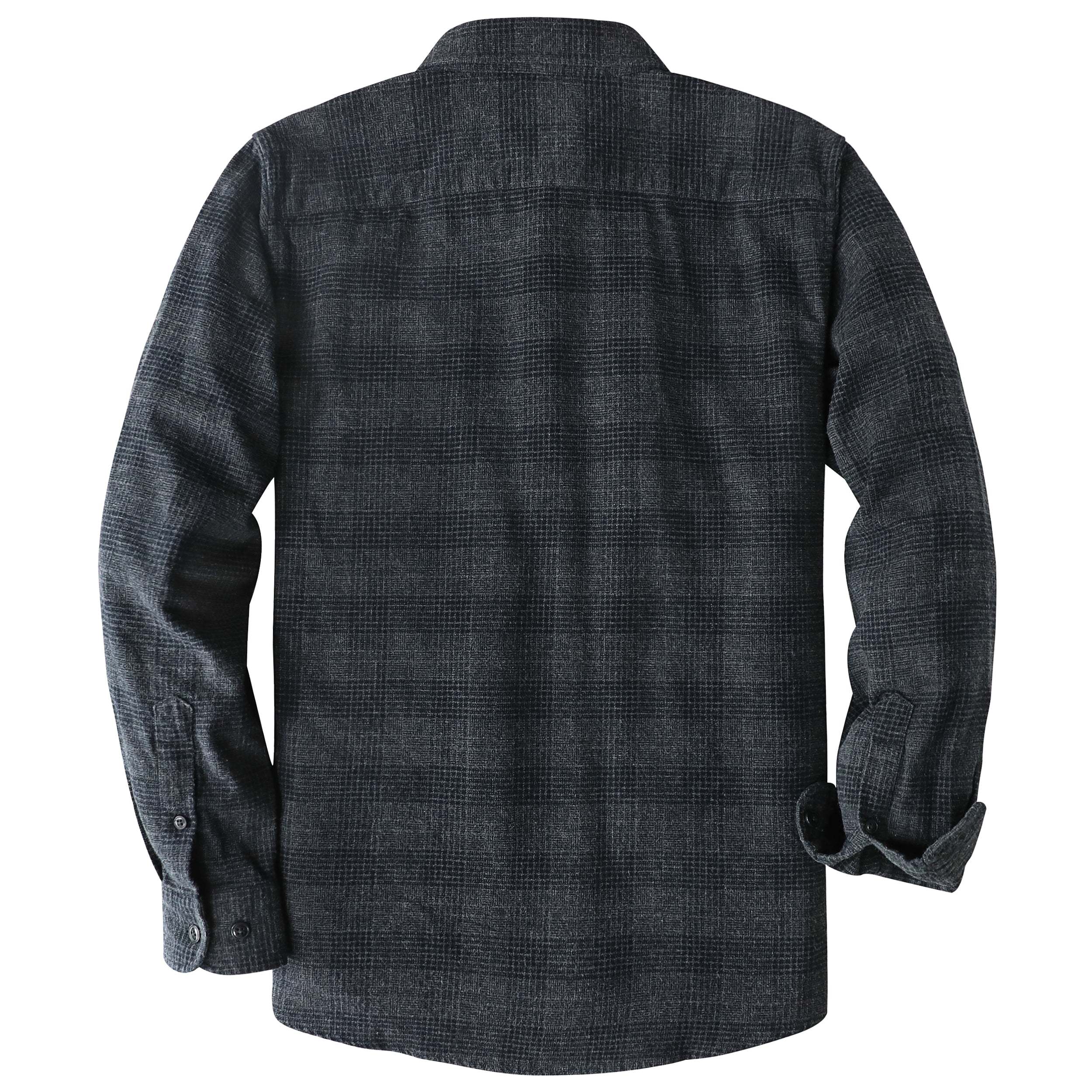 6oz Men's Plaid Flannel Long Sleeve Shirts #0363 Tall size in stock now!