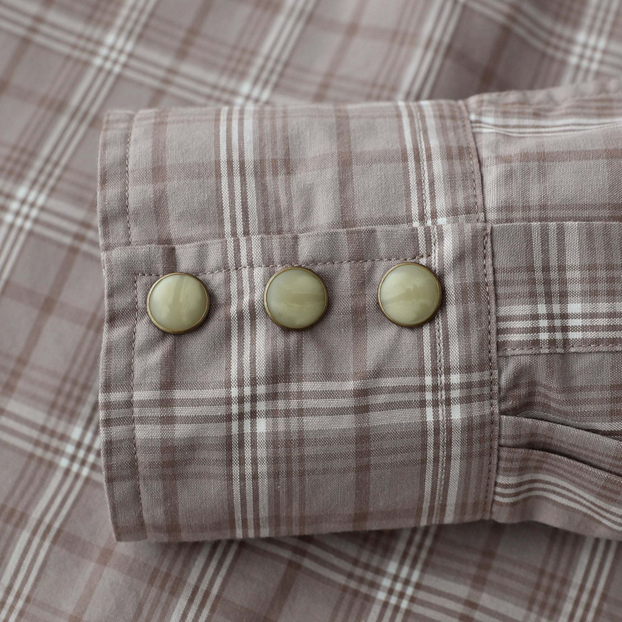 Dubinik? 4.1oz Pearl Snap Shirts For Men Long Sleeve Lightweight Casual Sawtooth Pocket Western Plaid Cowboy Cotton Vintage Work Shirt#48016