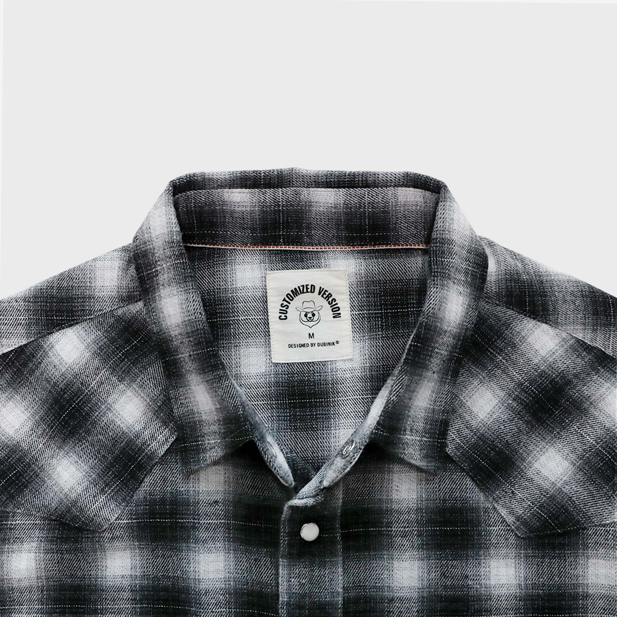6oz Mens Flannel Long Sleeve Pearl Snap Buttons Western Cowboy Vintage Casual Shirts #2819