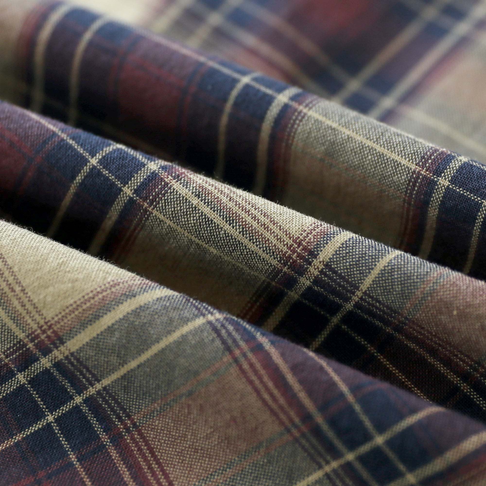 Dubinik? Men’s Short Sleeve Button-Down Shirt, Double Pockets, Casual Workwear Plaid#10178