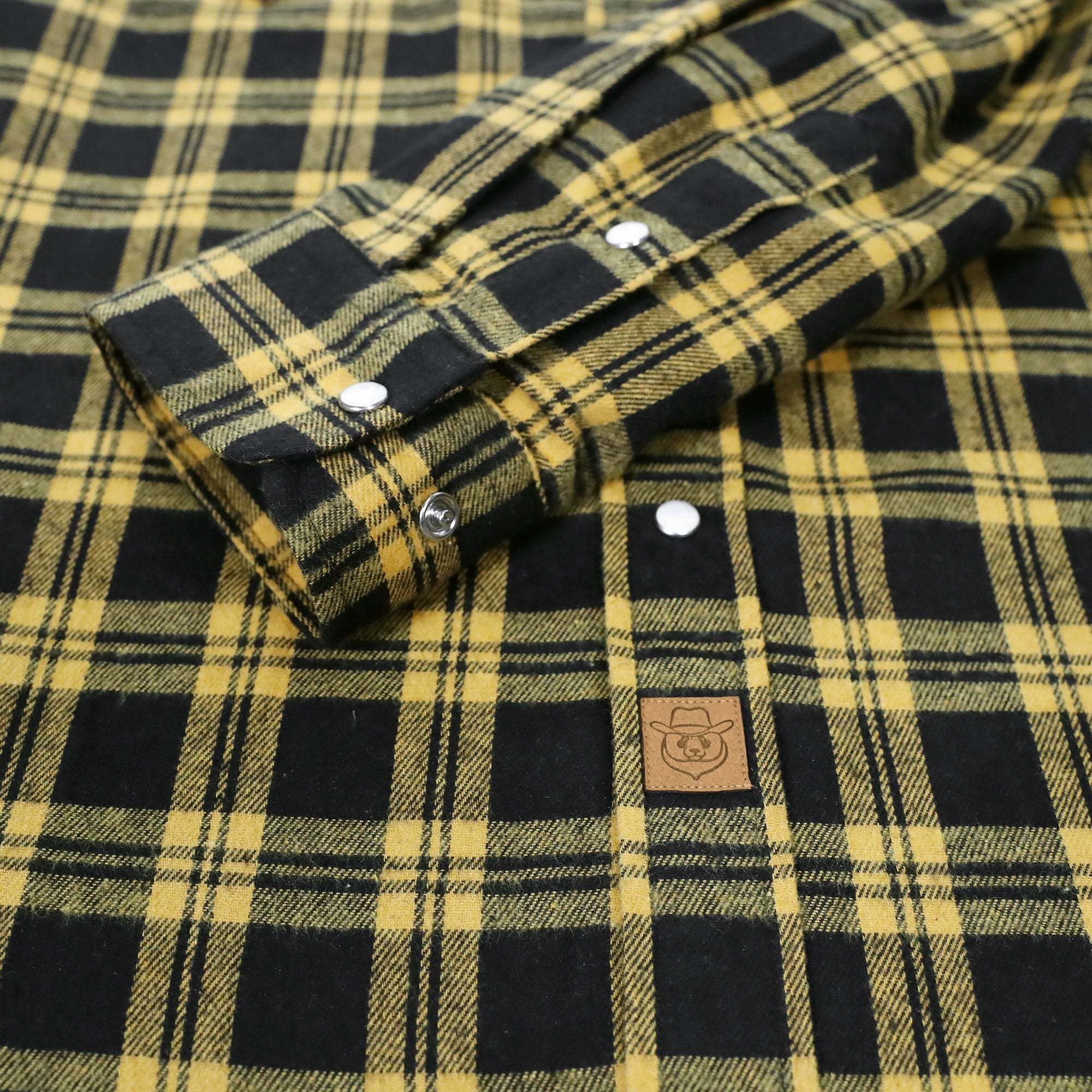 6oz Mens Flannel Long Sleeve Pearl Snap Buttons Western Cowboy Vintage Casual Shirts #2806