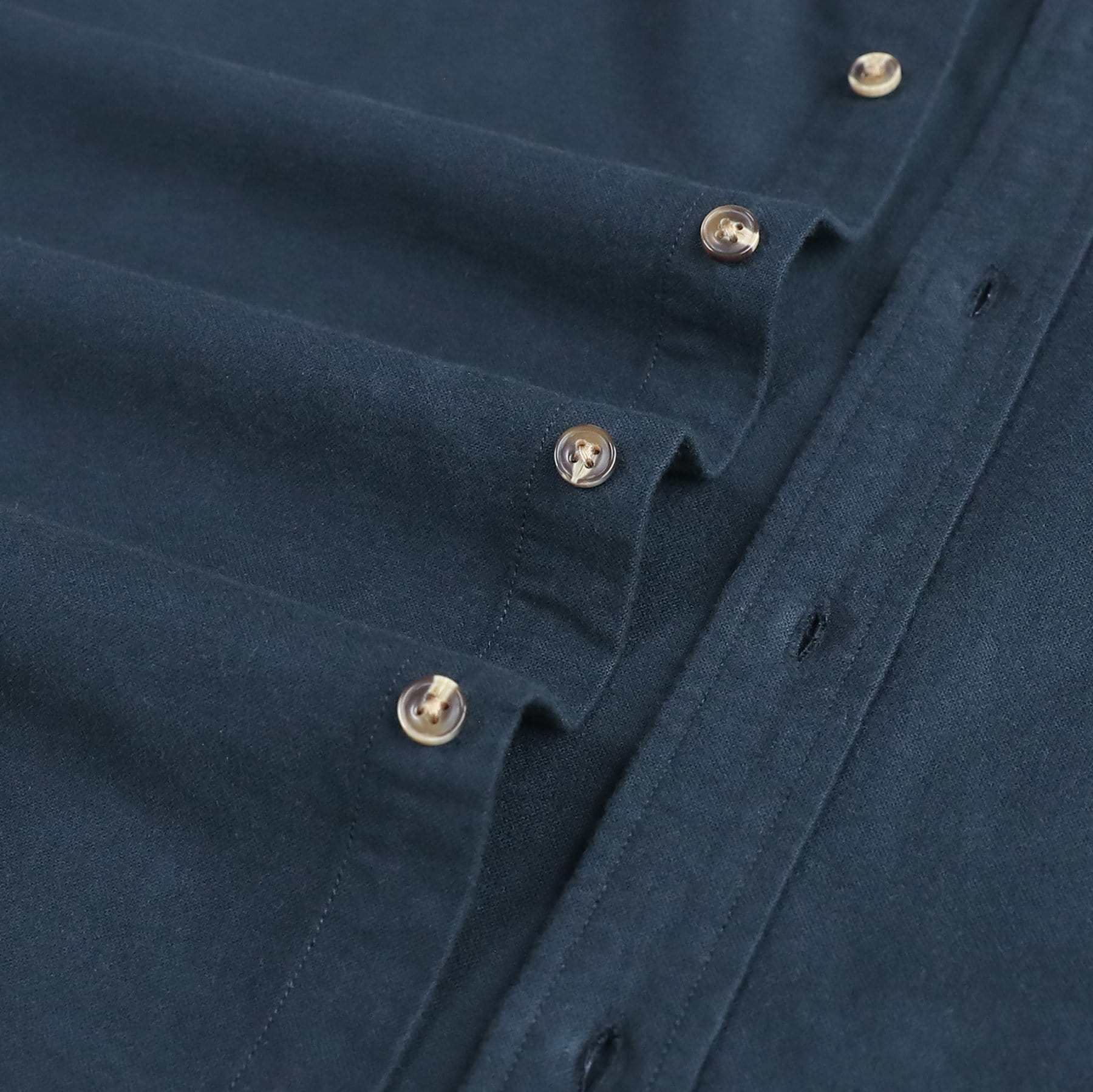 6oz Mens Midweight Navy Solid Flannel Shirts Long Sleeve Casual Button Down Brushed 100% Cotton Shirt#1020 Tall size in stock now!