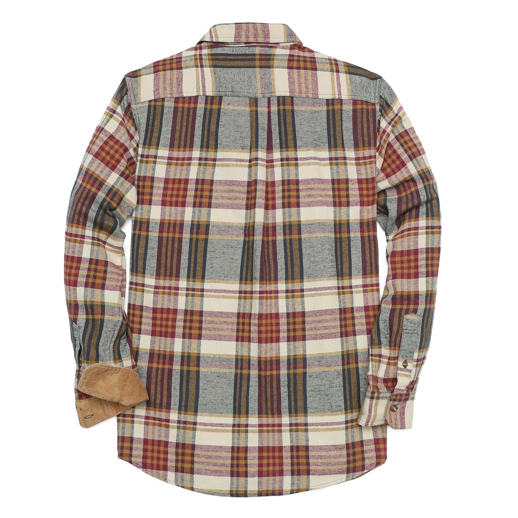 6oz Mens Midweight Flannel Shirts Long Sleeve Casual Button Down Brushed 100% Cotton Shirt#1013 Tall size in stock now!