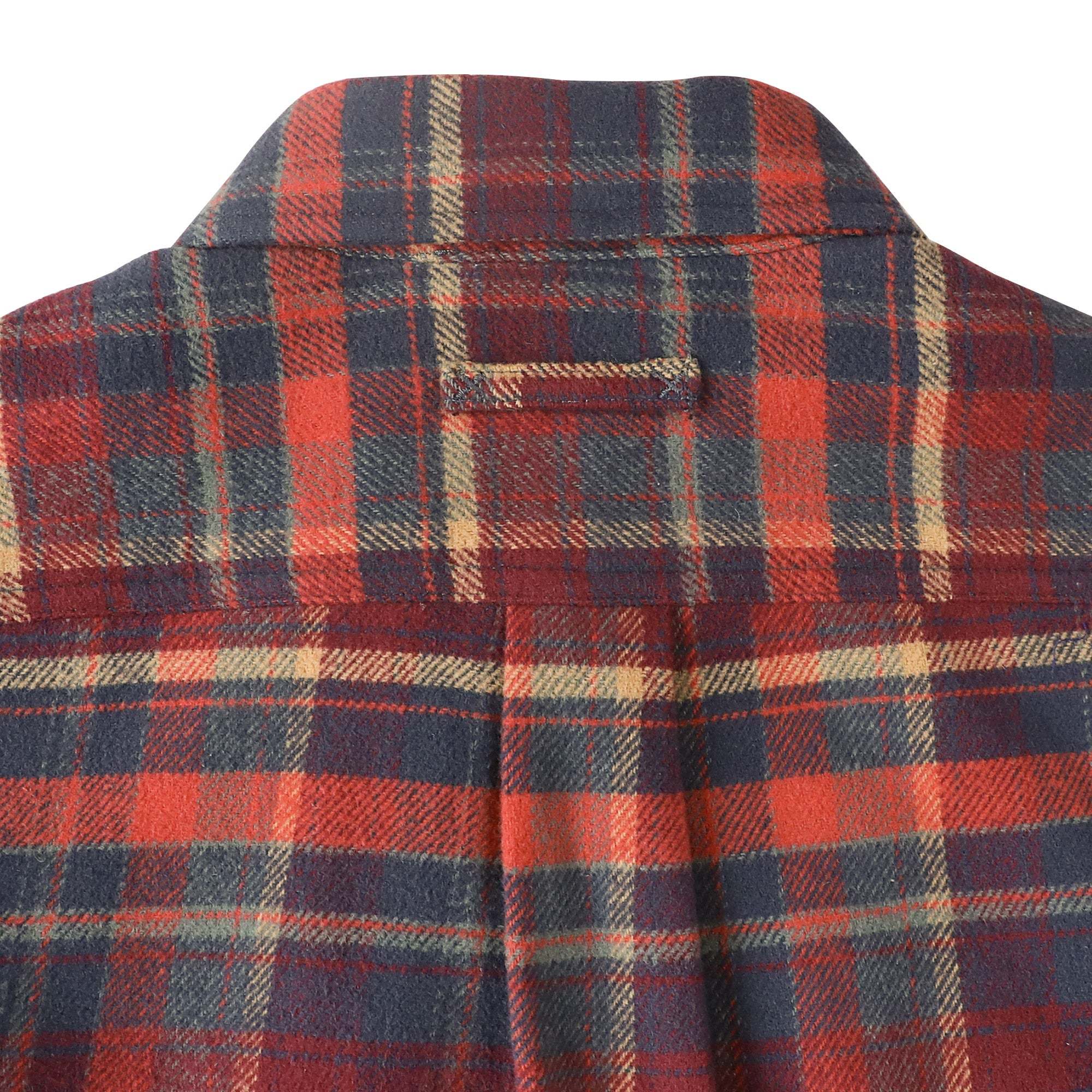 Dubinik? 10.8oz Men’s Overshirt Shacket – Cozy Warm-Lined Plaid Flannel, Lightweight Casual Button-Down Long Sleeve Jacket #0181010
