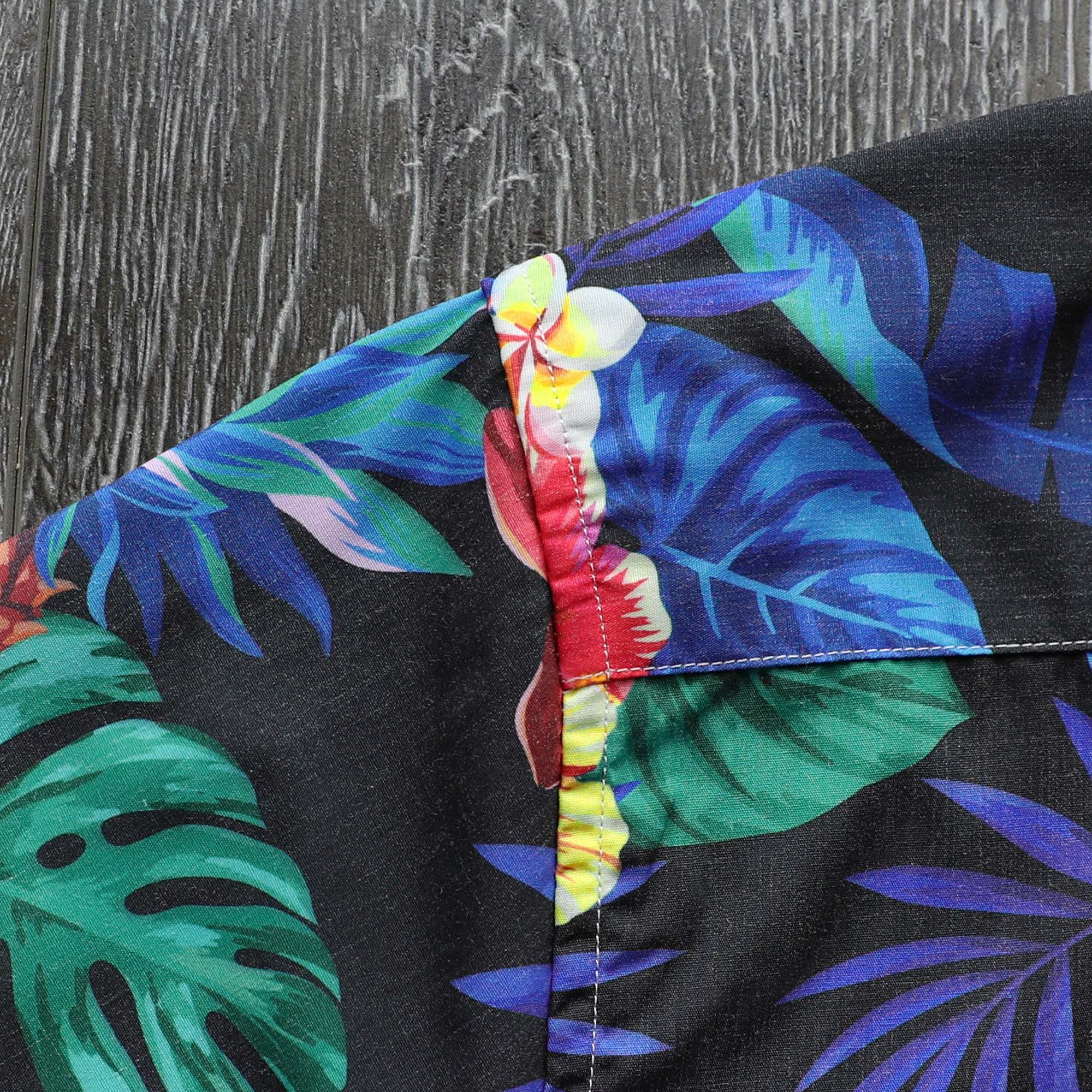 Hawaiian Shirt for Men Aloha Tropical Short Sleeve Button Down Print Beach Shirts #2606