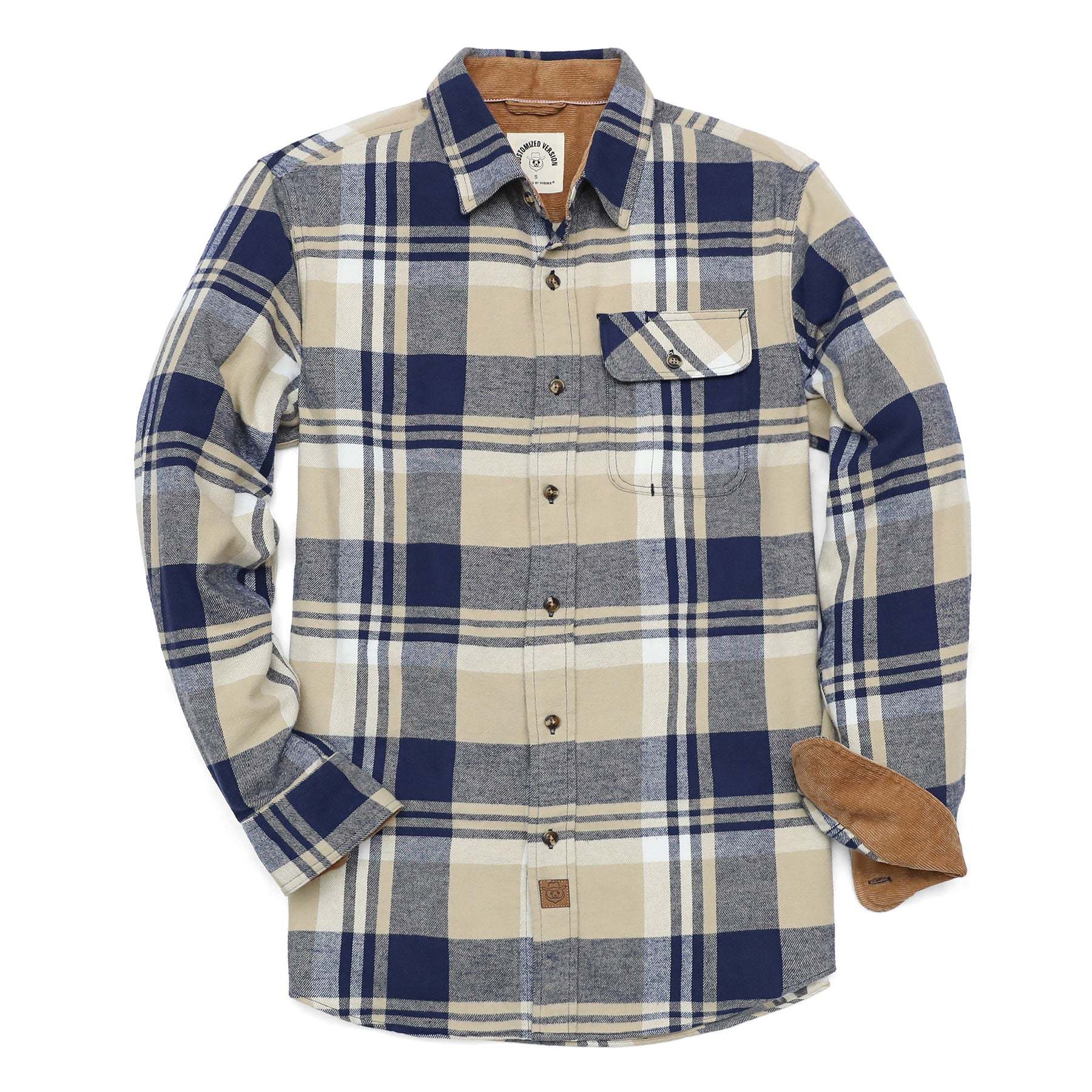 6oz Mens Midweight Flannel Shirts Long Sleeve Casual Button Down Brushed 100% Cotton Shirt#1003