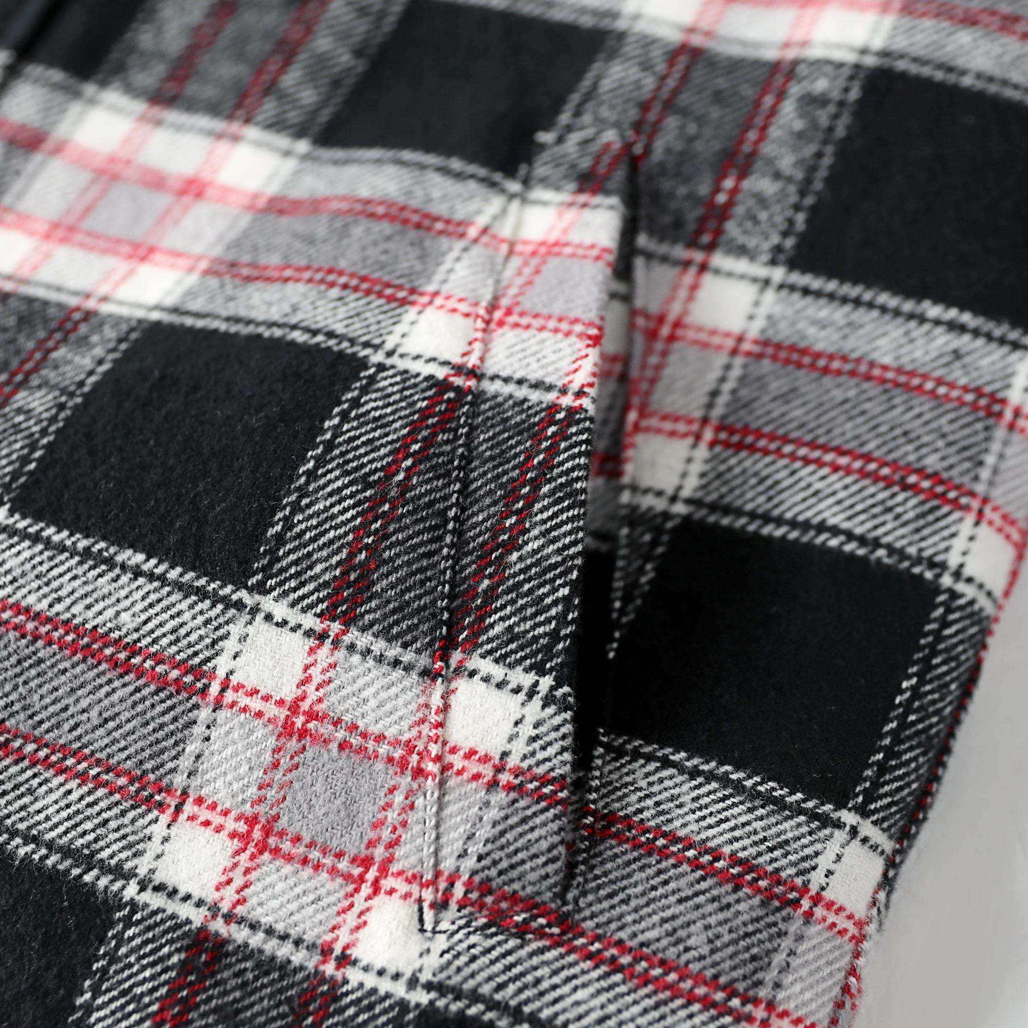 Dubinik? 10.8oz Men's Flannel Shacket Plaid Jacket with Warm Lining Button Up#38404