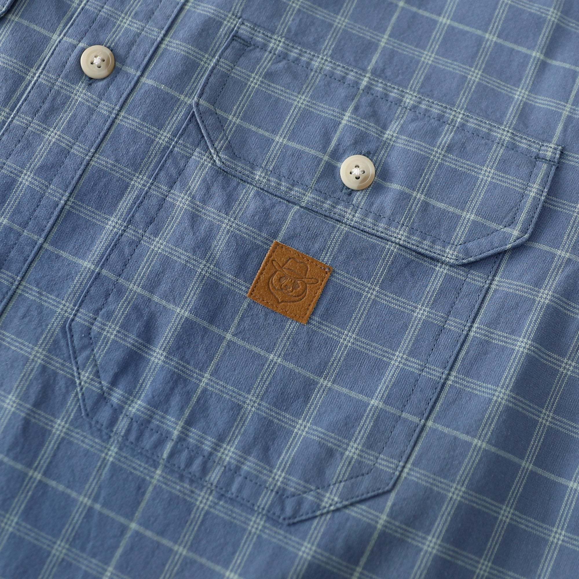 Dubinik? Men’s Short Sleeve Button-Down Shirt, Double Pockets, Casual Workwear Plaid#101710