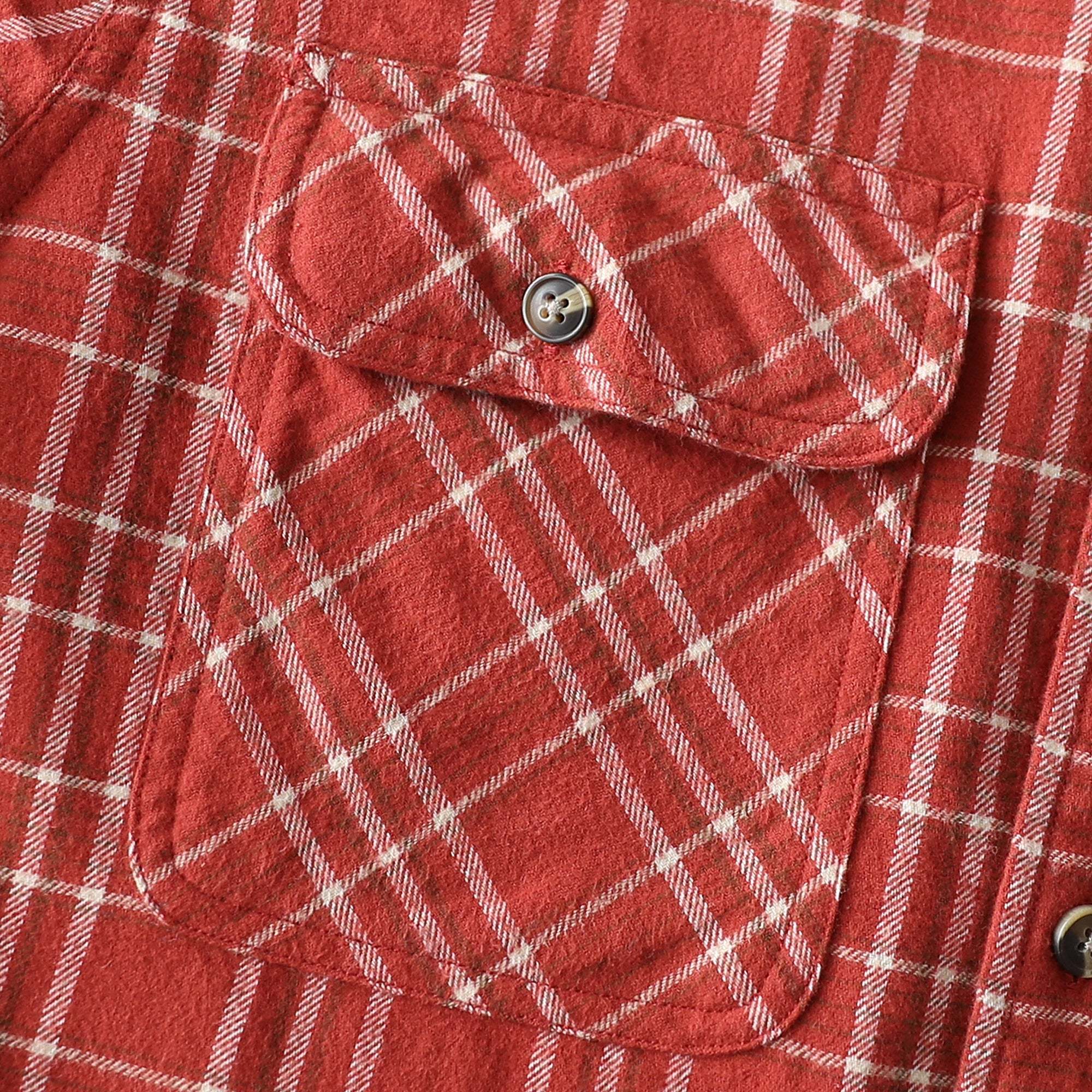 Dubinik? 6oz Mens Flannel Shirt Long Sleeve Button Down Plaid All Cotton Soft Brushed Flannel Shirt For Men Utility Casual Shirt #0030004