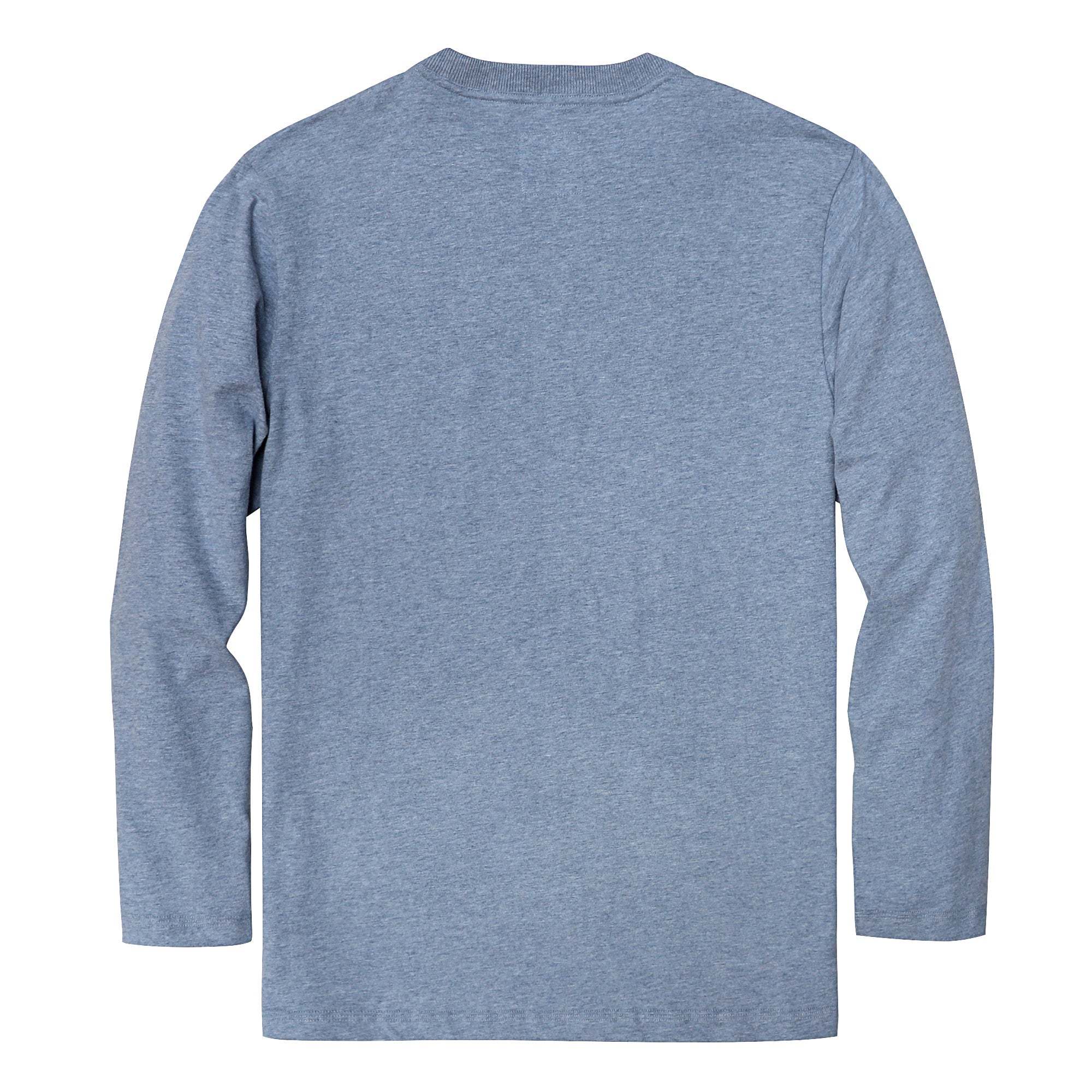 Dubinik? Men's Long Sleeve T-Shirts 100% Cotton Heightwight Workwear with Pocket#31203