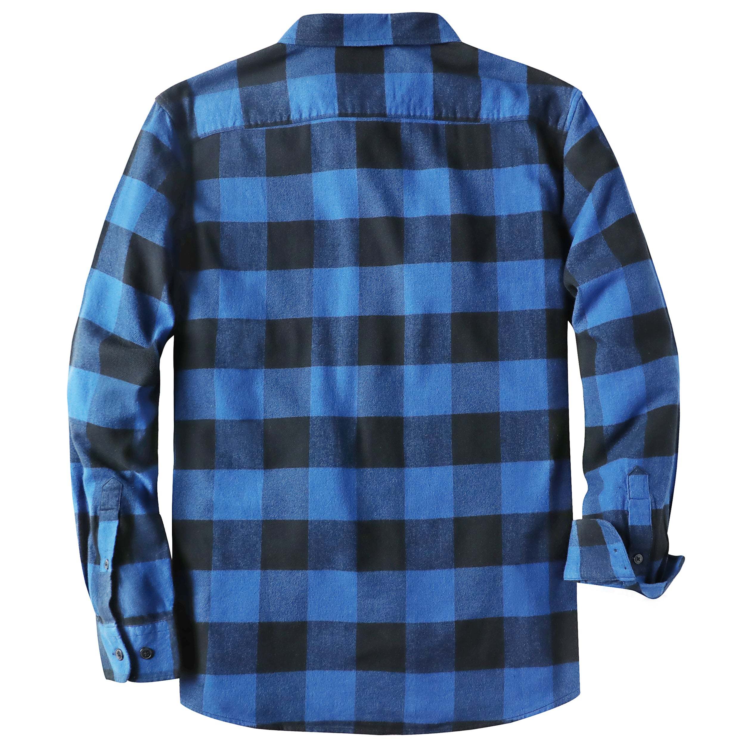 6oz Men's Plaid Flannel Long Sleeve Shirts#0338