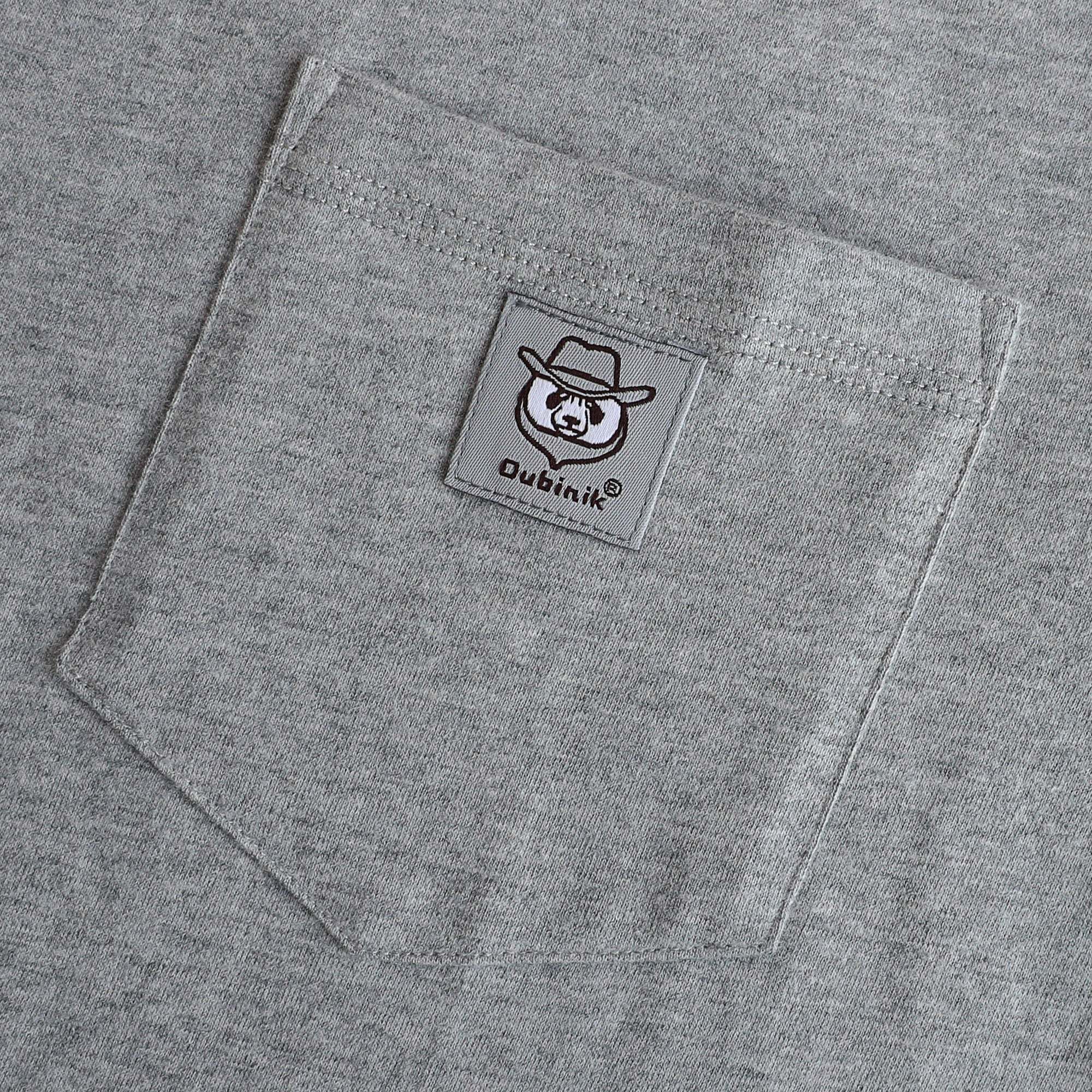 Dubinik? Men's Long Sleeve T-Shirts 100% Cotton Heightwight Workwear with Pocket#31201