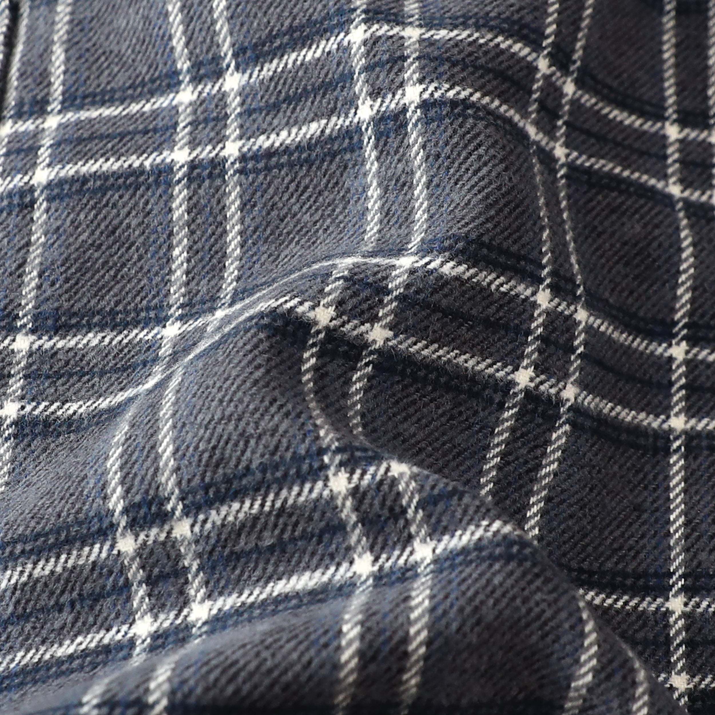Dubinik? 10.8oz Ultra Heavyweight Flannel Shirt for Men Long Sleeve Casual Button Down Soft Pure Cotton Plaid Warm Suede Cuffs#0082013