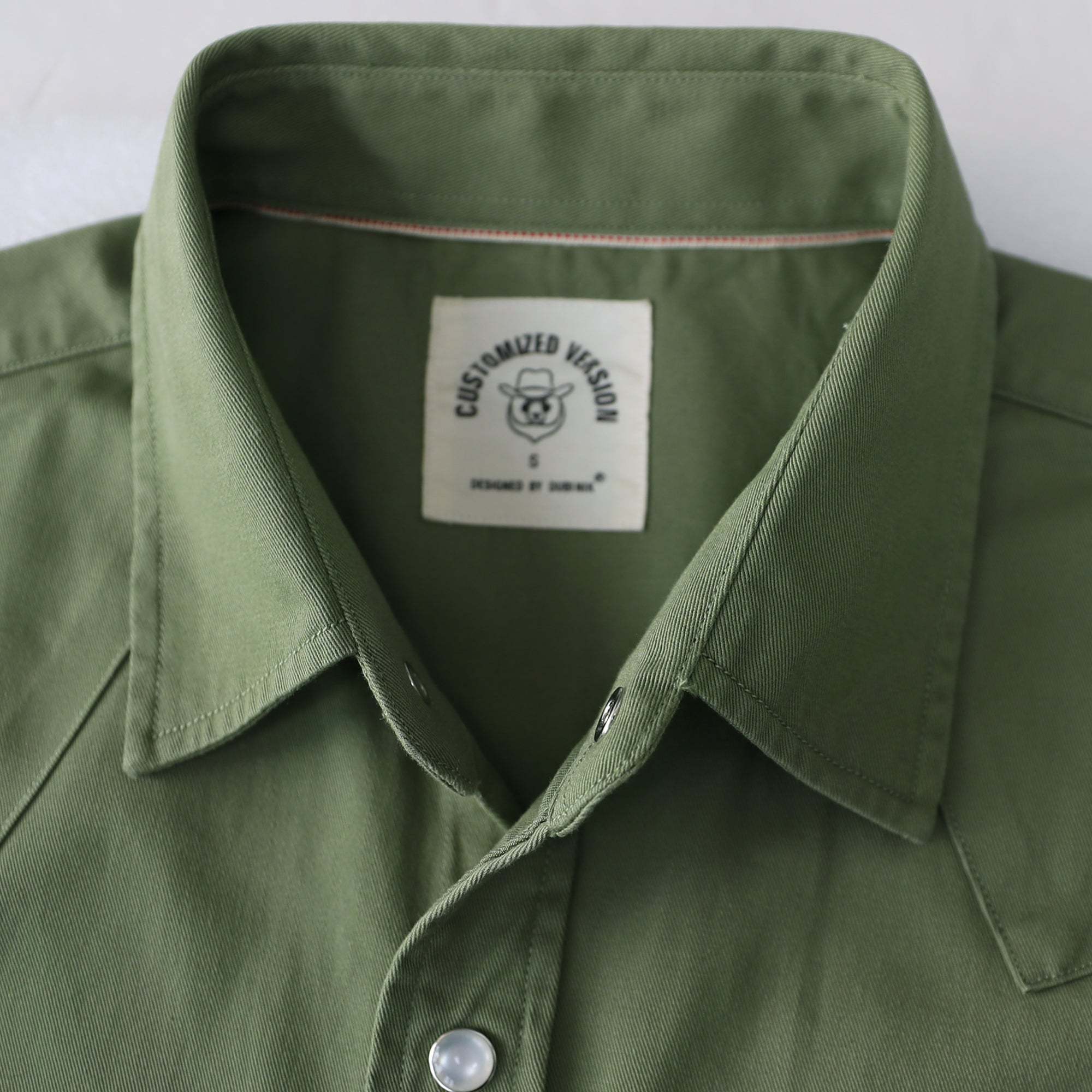 Dubinik? 7.2oz Men's Western Cowboy Pearl Snap Long Sleeve Work Shirt#10609