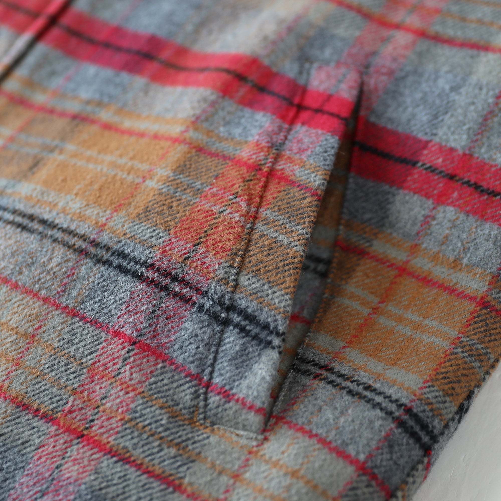Dubinik? 10.8oz Men's Flannel Shacket Plaid Jacket with Warm Lining Button Up#38402