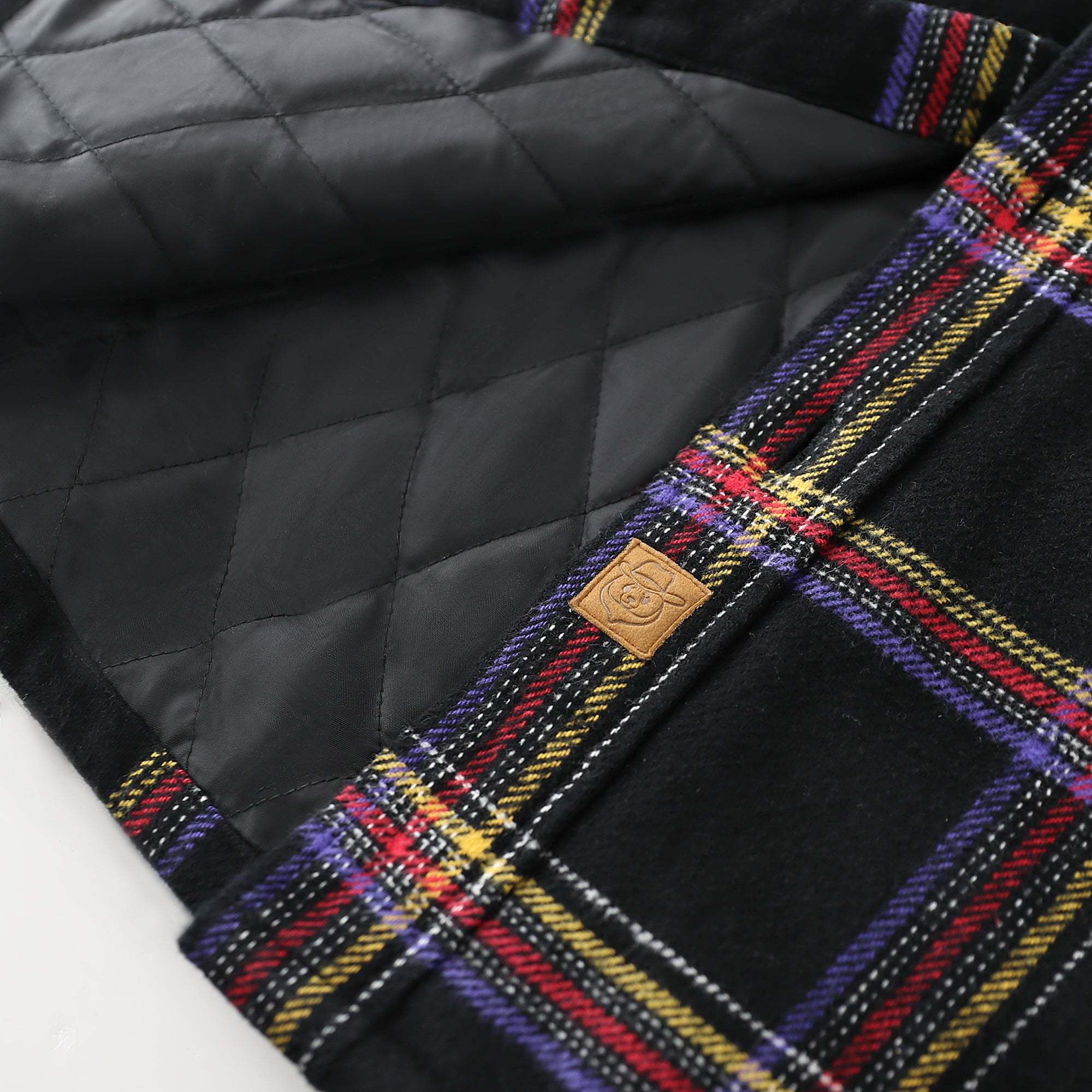 Dubinik? 10.8oz Mens Shacket Flannel Warm Lined Coats Lightweight Jacket Casual Plaid Flannel Shirt For Men Long Sleeve Button Down#0182007