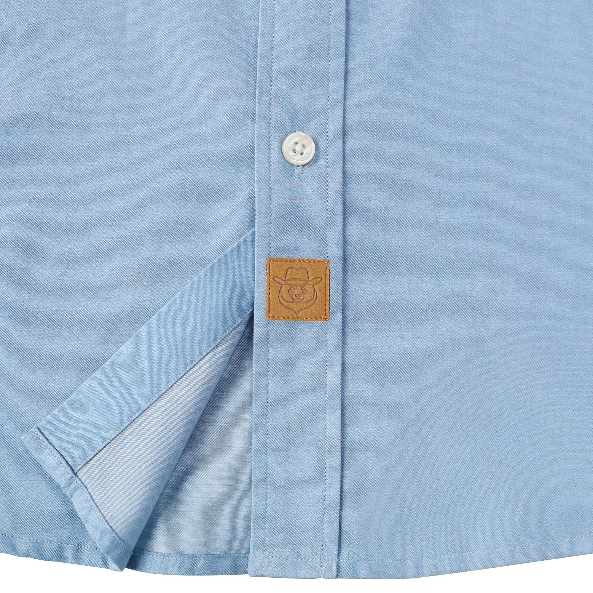 Dubinik? Light Blue Solid Mens Short Sleeve Button Down Shirts Summer Vintage Short Sleeve Button Down Men Lightweight Men's Casual Shirts#51035