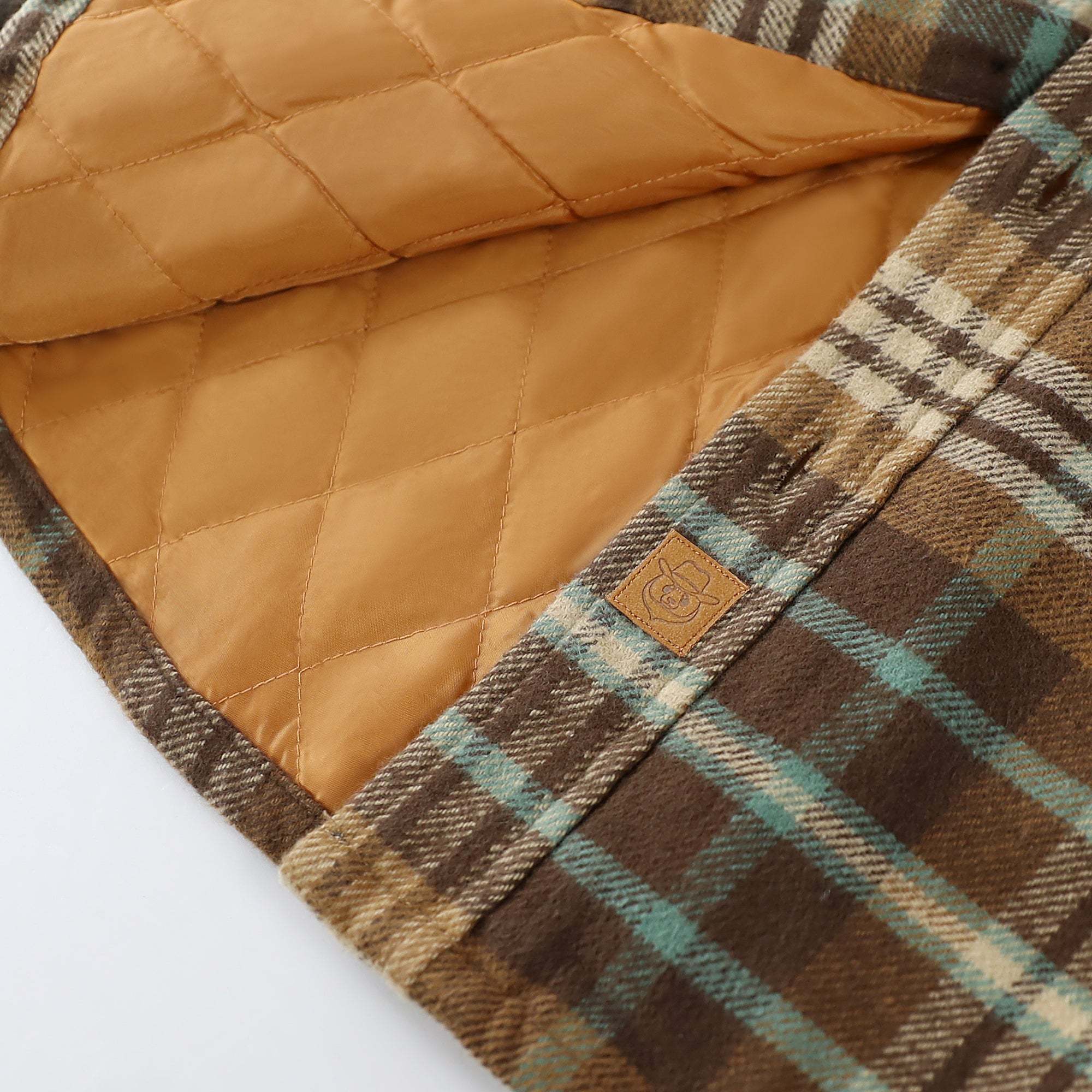Dubinik? 10.8oz Mens Shacket Flannel Warm Lined Coats Lightweight Jacket Casual Plaid Flannel Shirt For Men Long Sleeve Button Down#0182008